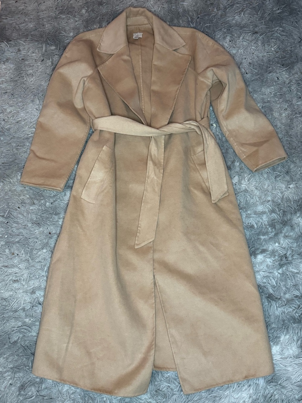 A New Day Women’s Tie Front Trench Coat - Tan Size Small NWOT - Picture 1 of 8